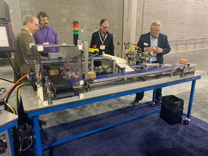 Amatrol’s Skill Boss Logistics Training and Certification Device for MSSC Certified Technician-Supply Chain Automation was on display at MODEX 2020.
